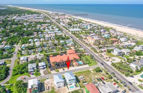 St. Augustine Beach House | Endless Summer Oasis- Luxury 5br, heated pool, elevator, steps to ocean!