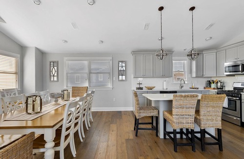 Townsend's Inlet House | Enjoy a relaxing getaway in this beautifully designed home located on a quiet street