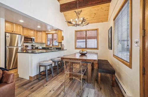 Warrior's Mark West House | Experience Freeride Haus, a beautiful Breckenridge home with a private hot tub!
