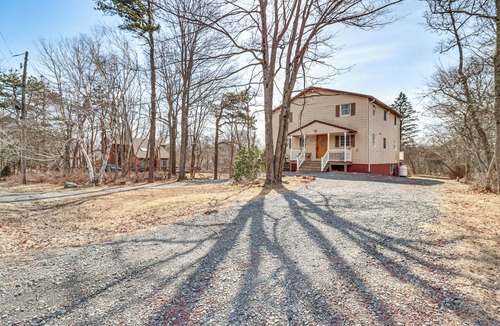 Long Pond Cottage | Fire Pit + Game Room: Spacious Poconos Retreat!