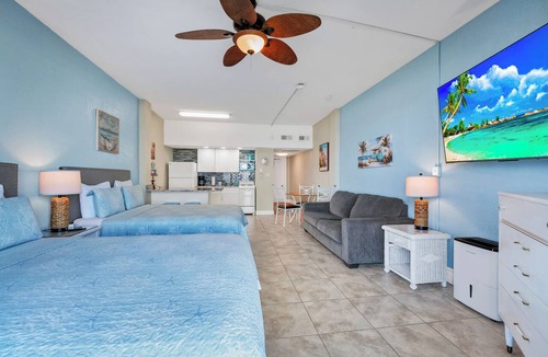 Daytona Beach Shores Apartment | First Floor Private Paradise Ocean Front Studio SPRING SALE! POOL OPEN!