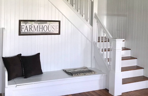 Old Fields House | Historic, Spacious, 4 BR, POOL, dog friendly home in town with a gas fire pit .