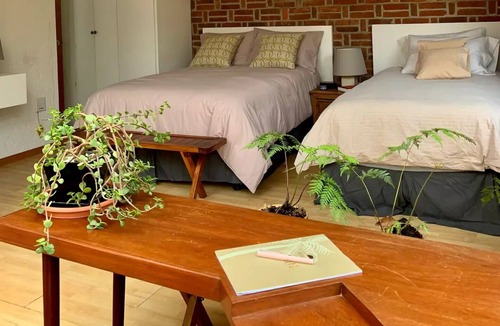 Magdalena Contreras Apartment | Inspiring Vintage Miniloft/Terrace/SurCdMx Garden