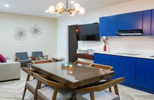 Downtown Mazatlan Apartment | King Bed Retreat Parking Ideal Workspace