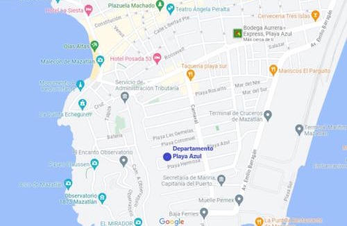 Downtown Mazatlan Apartment | King Bed Retreat Parking Ideal Workspace