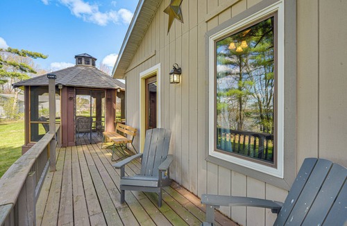 Chetek Cottage | Lakefront Chetek Haven: Dock, Screened Gazebo