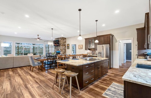 Mineral House | Lakefront HotTub Luxe Baths Fire Pit Retreat
