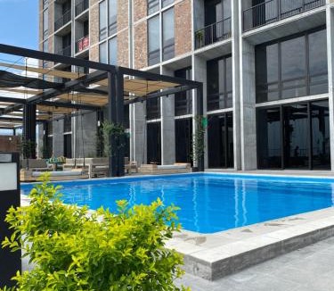 Monterrey Centro Apartment | Lux 2 bedroom apartment, swimming pool, gym and free parking spot in Macro Plaza area