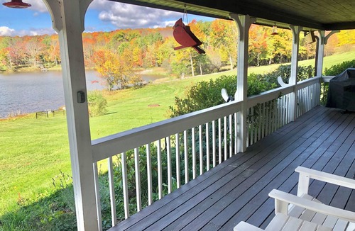 Jewett House | Luxury waterfront ski cabin, 4-bedroom house and office