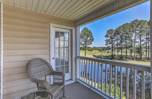 Waterford Plantation Apartment | Myrtle Beach Condo with Pool and Golf Course Views