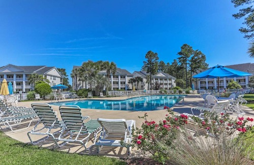 Waterford Plantation Apartment | Myrtle Beach Condo with Pool and Golf Course Views