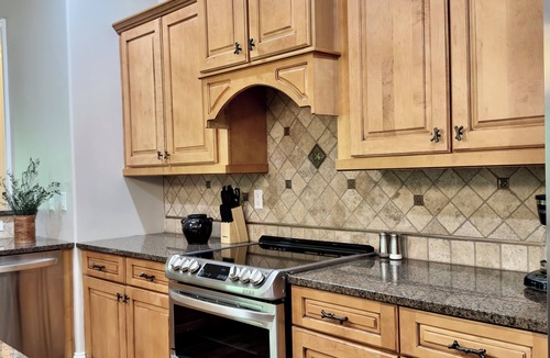 Rising Fawn House | Newly designed rustic 4B McLemore, Lookout Mountainm fire pit