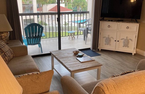 Butler Beach Condo | Ocean Village Club K33 with ocean and pool views. New kitchen and flooring.