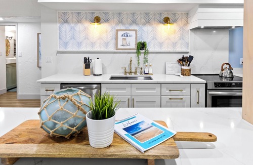 New Smyrna Beach Condo | OCEANFRONT! 2024 Luxuriously Renovated & Prof Decorated Condo on No Drive Beach