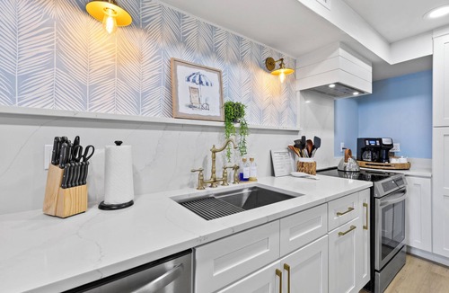 New Smyrna Beach Condo | OCEANFRONT! 2024 Luxuriously Renovated & Prof Decorated Condo on No Drive Beach