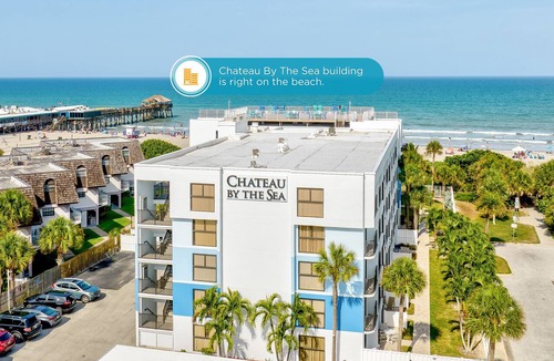 Avon By The Sea Condo | Oceanfront condo with stunning views. Steps to Cocoa Beach Pier! 🌴🌊