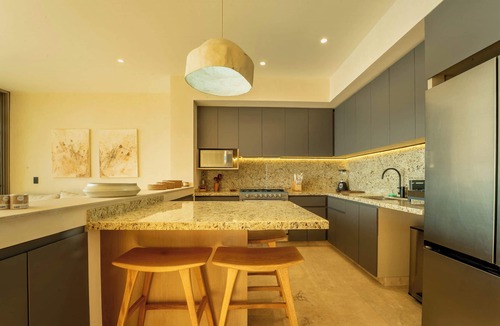 Barra de Potosi Condo | Oceanfront Sunsets and Private Pool in Playa Blanca