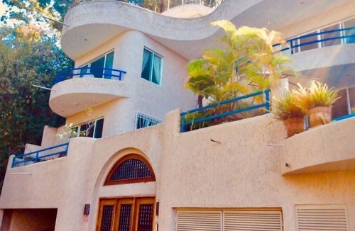 La Manzanilla Villa | Orange Apartment con vista al mar y a las montañas en casa elegante
