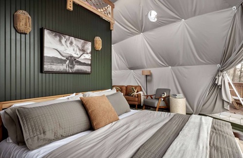 Wardensville Cabin | Outstanding Dome with Fire Pit and Hot-tub in Wardensville, West Virginia