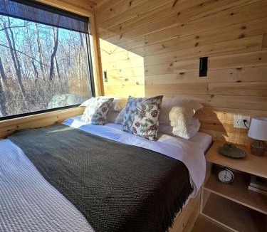 Quakertown House | Pine: Serene Tiny House Nestled in the Woods in Quakertown for a Romantic Glamping Getaway in Pennsylvania