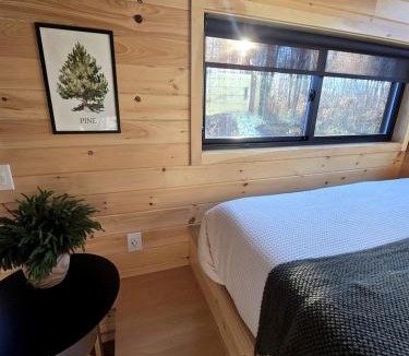 Quakertown House | Pine: Serene Tiny House Nestled in the Woods in Quakertown for a Romantic Glamping Getaway in Pennsylvania