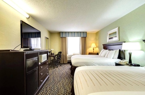 Devils Lake Hotel | Practical yet Comfortable Suite | Easy I-2 Access | Free Parking & Pool Access!