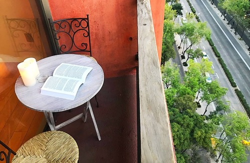 Cuauhtemoc Apartment | Premium Apt. In Reforma Av. w/2 terrace, 11th floor.