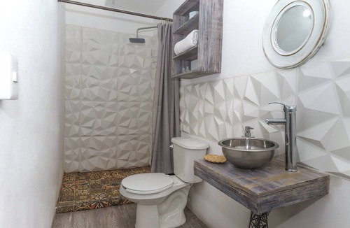 Puebla Historic Center Apartment | Private room with jacuzzi and terrace in roof garden