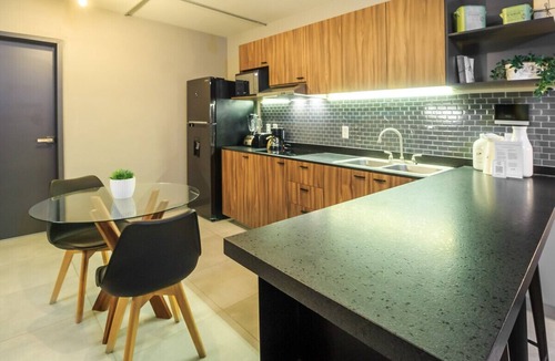 Guadalajara Apartment | Private, Industrial Style Flat,Pet Friendly 1 BD by Tribu San Martin