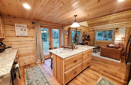 Big Lake Cabin | Relax and Unwind at Peaceful Pines Log Cabin and Outdoor Sauna