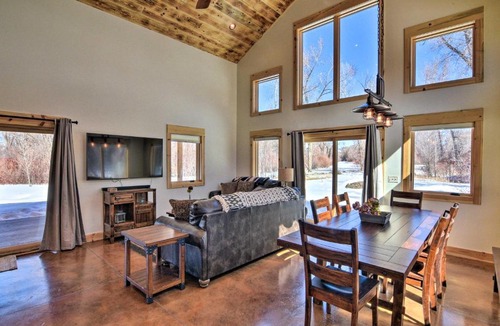 Gunnison House | Riverfront Home w/BBQ: 2 Mi to Downtown Gunnison!