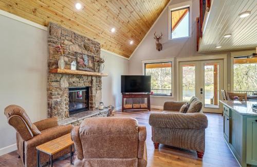 Boswell House | Riverfront Mountain View Cabin w/Deck & Grill!