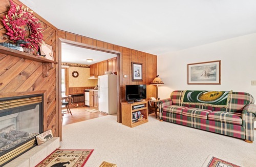 Eagle River Condo | Rustic & convenient mountain condo w/gas fireplace & lake views