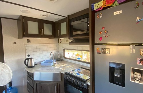Puerto Escondido House | RV on the beach with pool and Starlink