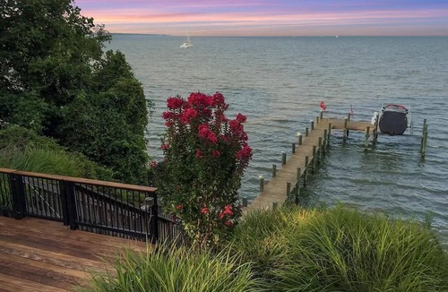 Croom House | Spacious 5-Bedroom Waterfront Oasis with Private Dock, Pool and Hot Tub