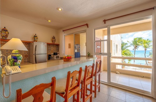 Akumal Condo | Spacious and serene, beachfront condo with AC, WiFi, onsite restaurant, pool!