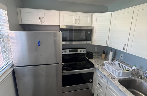 Port Canaveral Condo | Steps from the Beach! Relaxing Cocoa Beach/Cape Canaveral Condo!