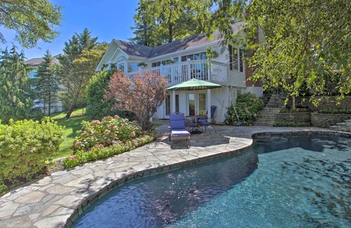 Atlantic Highlands House | Stunning Bayfront Sandy Hook Retreat: Views & Yard