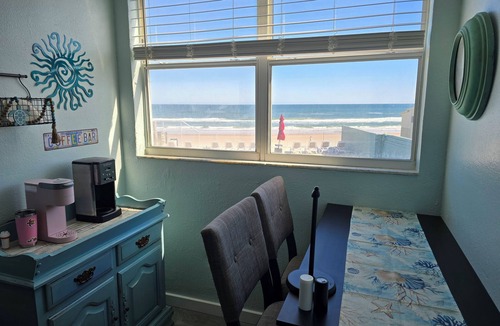 East Daytona Condo | Stunning Ocean Front, Ocean view, 1-bedroom condo on Famous Daytona Beach.