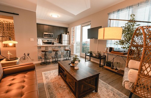 Jefferson Manor Apartment | Stylish Pet Friendly Space w/Balcony, Gym, Pool