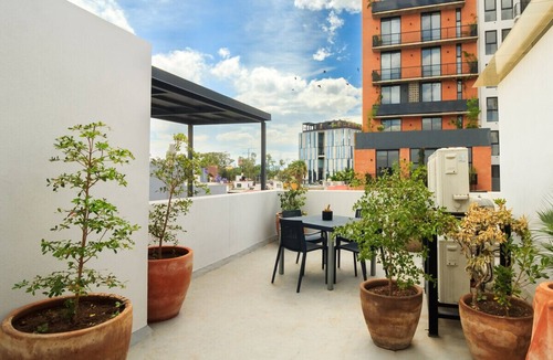 Guadalajara Apartment | Stylish, Private Flat with Patio and 1 BD by Tribu San Martin