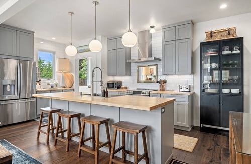 Fairhaven House | The Black Squirrel in Fairhaven: Boho-Modern Home Near Trails & Town