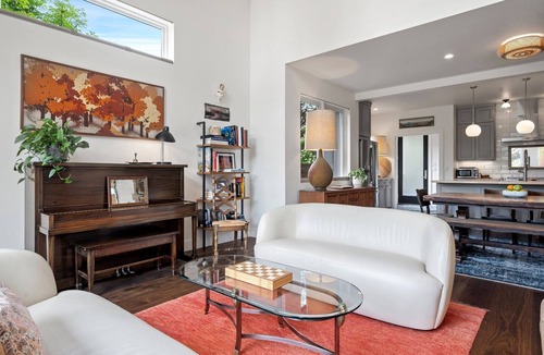 Fairhaven House | The Black Squirrel in Fairhaven: Boho-Modern Home Near Trails & Town