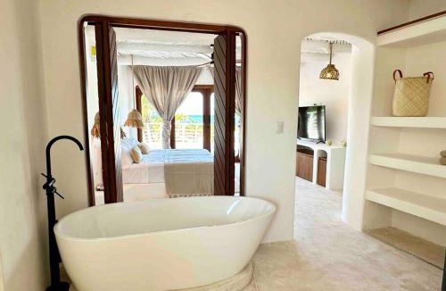 San Crisanto Villa | Unique Beachfront Casa Kyma, Pool, San Crisanto, Yucatan