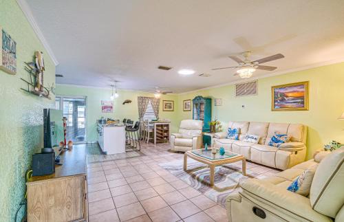 Spring Hill House | Waterfront Hernando Beach Home w/Dock & Hot Tub!