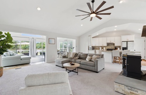 Chester House | Waterfront Hot Tub, Fire Pit & Views