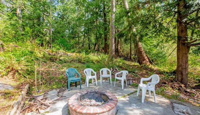 Dog-friendly retreat with a large deck, hot tub, grill, firepit, and game room