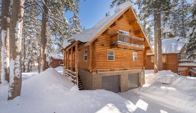 Elegant and Spacious Log Cabin - walk to trails and beach, mins to Sugarbowl.