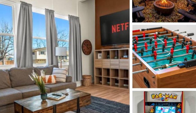 Family Friendly Retreat with Game Room Huge Yard