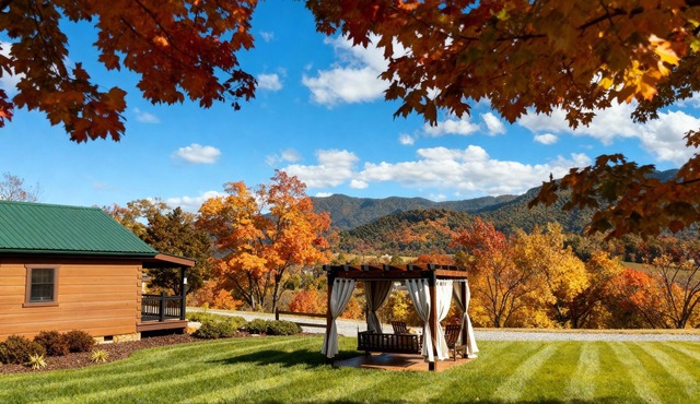 HUGE summer SAVINGS LURAY Mountain getaway Private Log cabin 5 Hot Tub Fireplace
